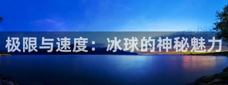 球进体育官方网站入口：极限与速度：冰球的神秘魅力