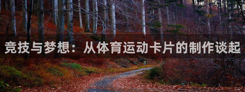 球进体育官方网站入口：竞技与梦想：从体育运动卡片的制作谈起